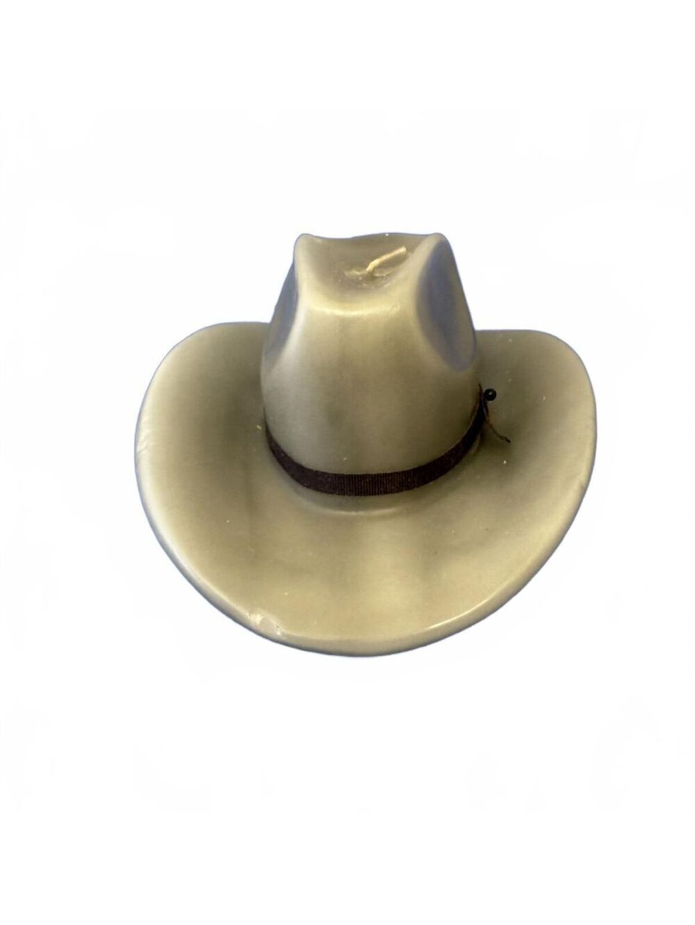 Vintage Wicked Cowboy Hat Candleign Ink Houston TX USA Candle Grey NOS Decor